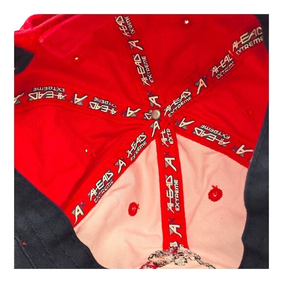 Disney Mickey Mouse Golf Red Baseball Cap Ahead Extreme Fit Red - Picture 9 of 12